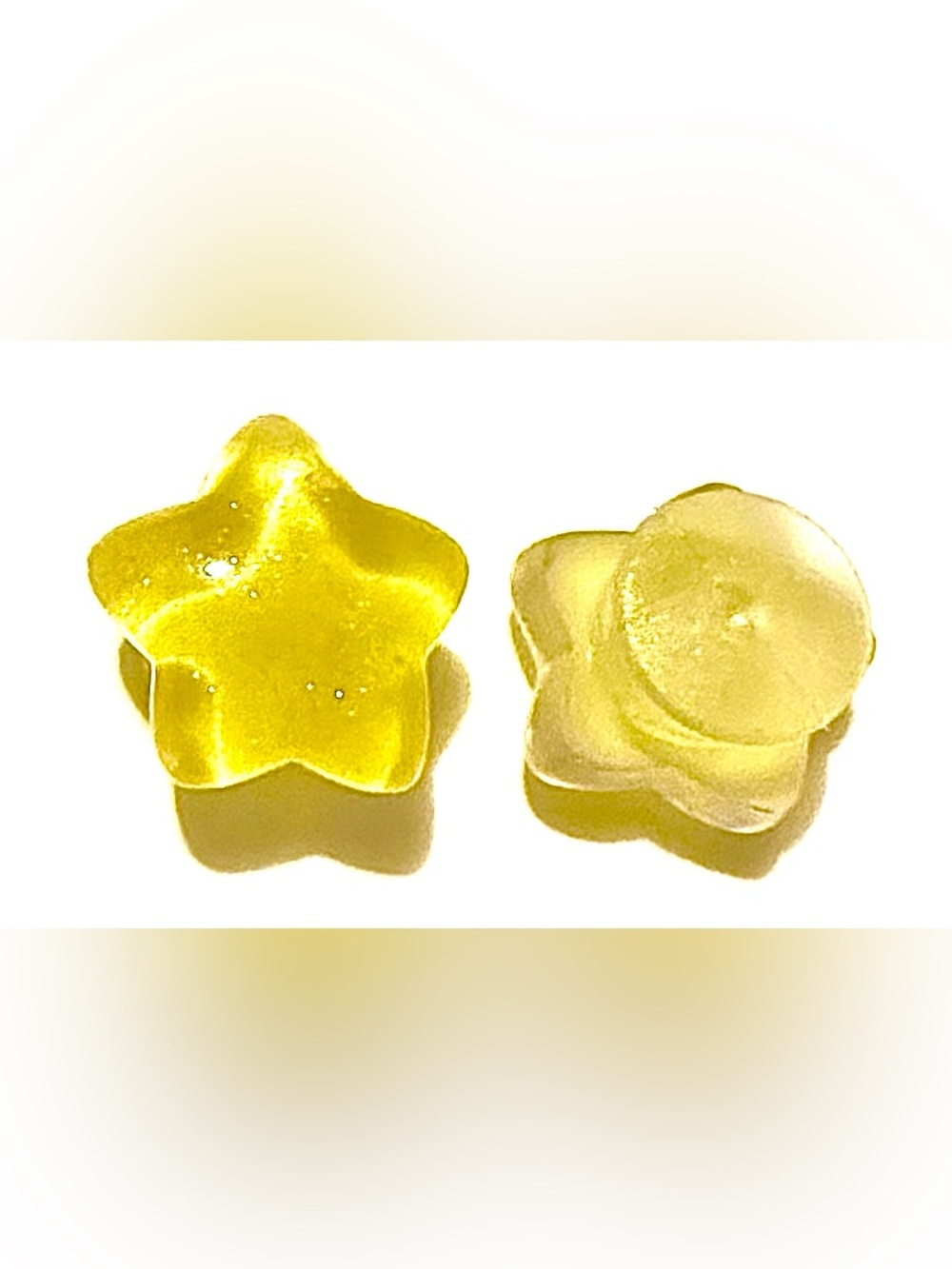 2 Glossy Resin Star Croc Charms Jibbit Shoe Charm Disney Croc Charms